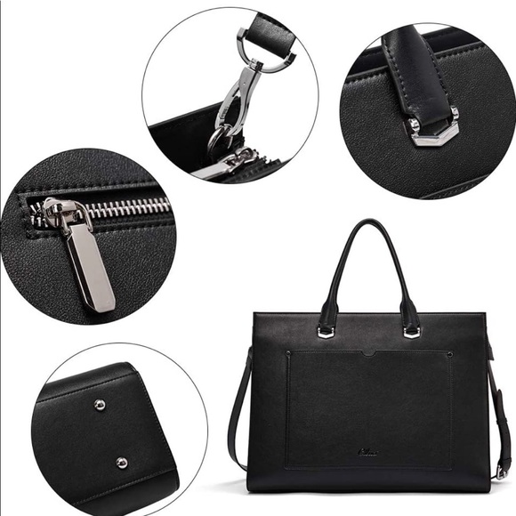 Cluci briefcase leather for woman - Picture 4 of 8